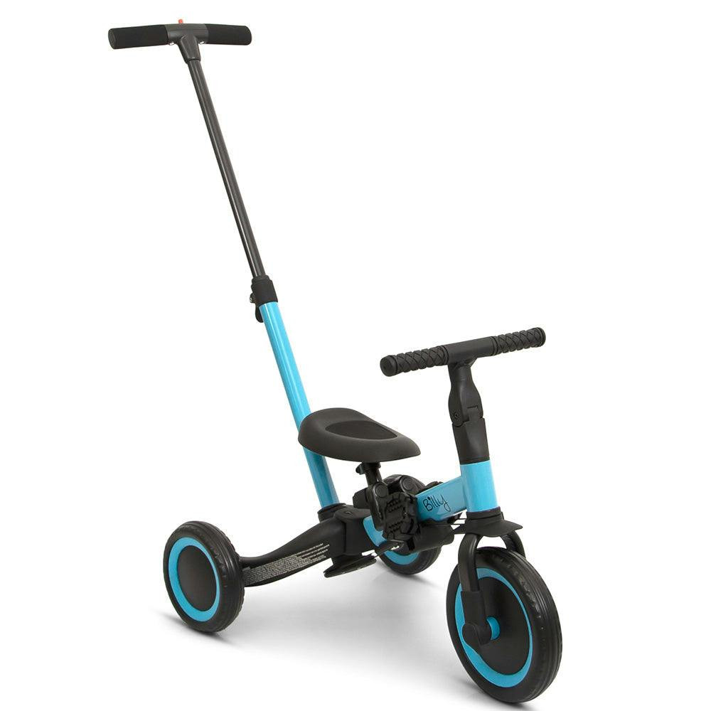4-in-1 bicycle with push bar Gio Blue