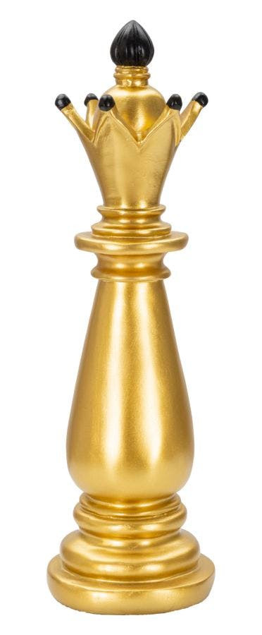 Bispo decorativo dorado y negro
