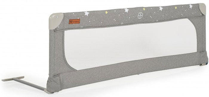 Barandilla de cama plegable para bebé 130 cm gris