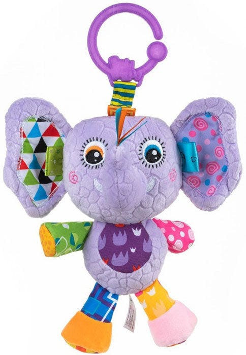 Elefante de actividades Ethan con nana y clip de sujeción