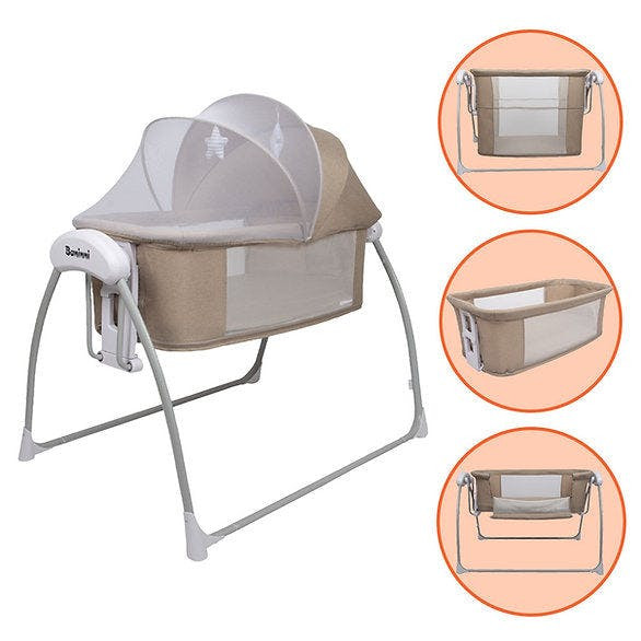 Coco cuna eléctrica mecedora 4 en 1 Beige
