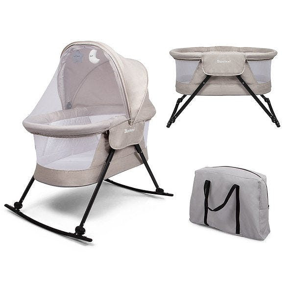 Adora Sand 3-in-1 rocking crib