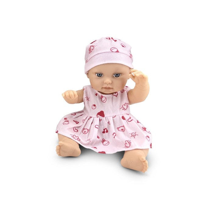Muñeca bebé 30 cm con osito y chupete