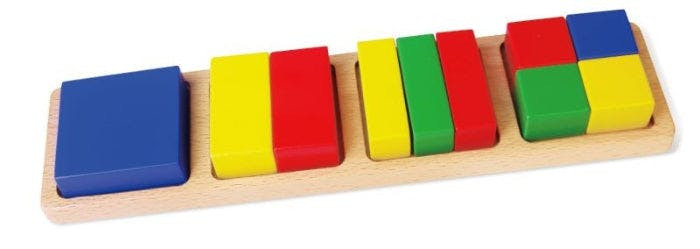 Conjunto de bloques First Maths - bloques educativos