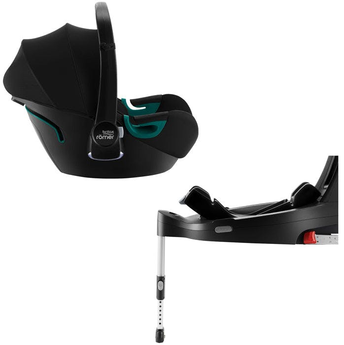 Baby-Safe iSENSE infant car seat with FlexBase iSENSE - Space Black