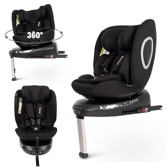 Tullio i-Size car seat with 360° rotation Black