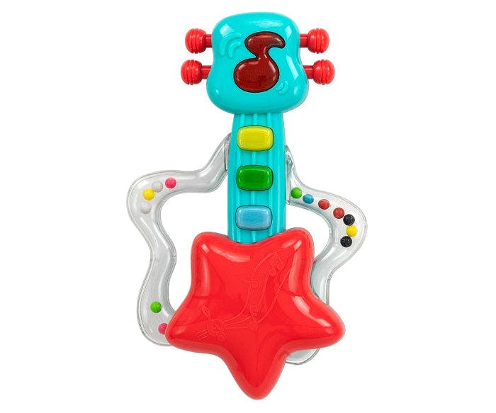 Juguete musical guitarra con luces y melodías