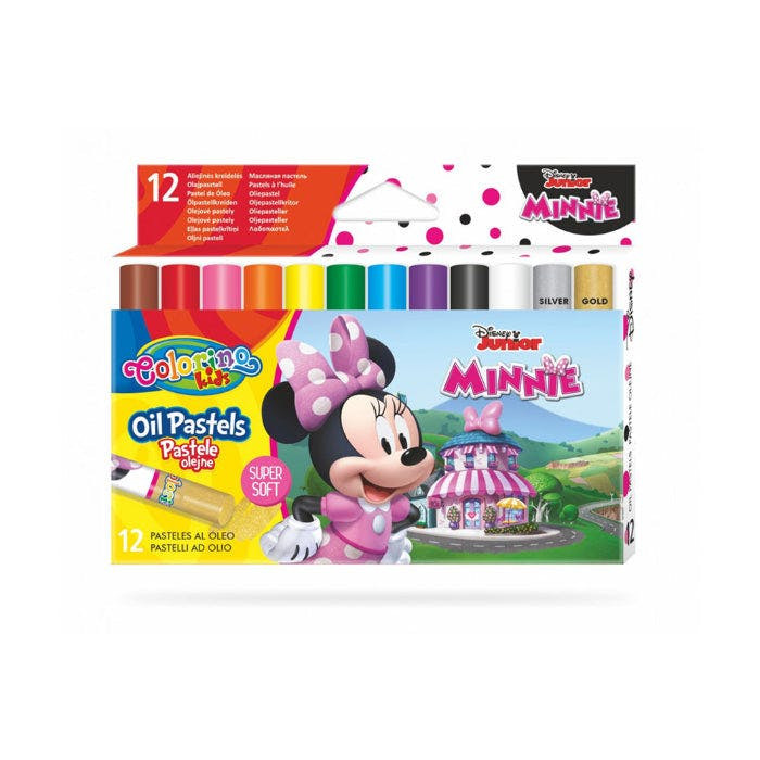 Caja de 12 óleos pastel Disney Minnie