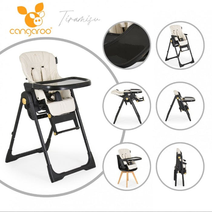 Tiramisu convertible high chair beige