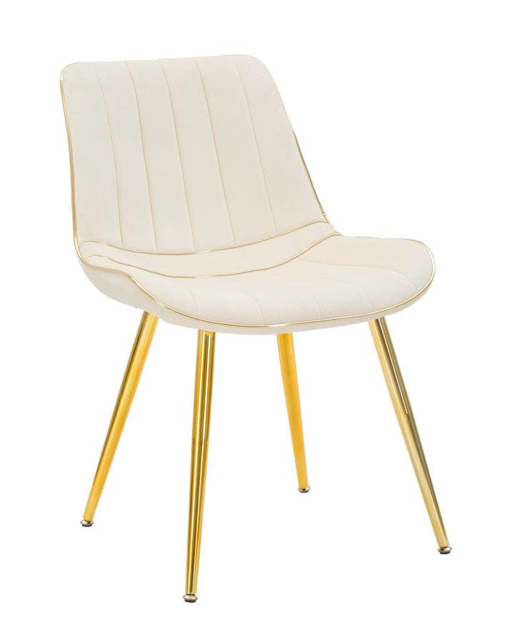 Paris chair cream gold set of 2