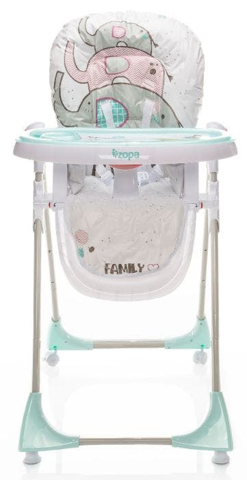 Trona Monti Elephant Herd plegable con bandeja desmontable