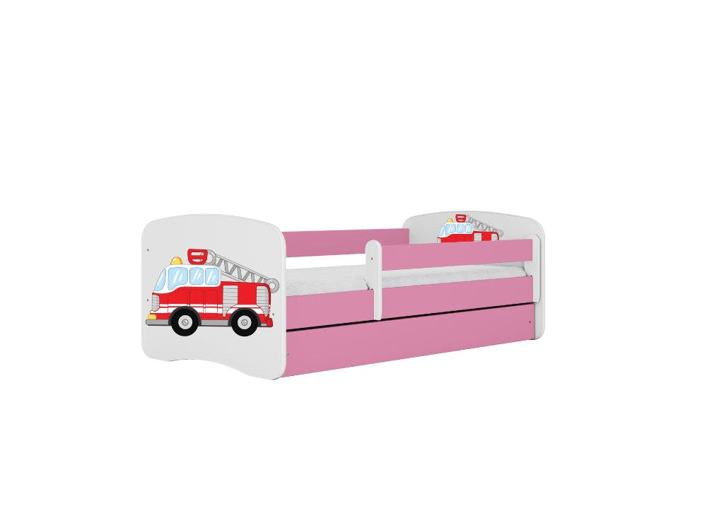 Cama infantil Babydreams con cajón Fire Brigade Pink