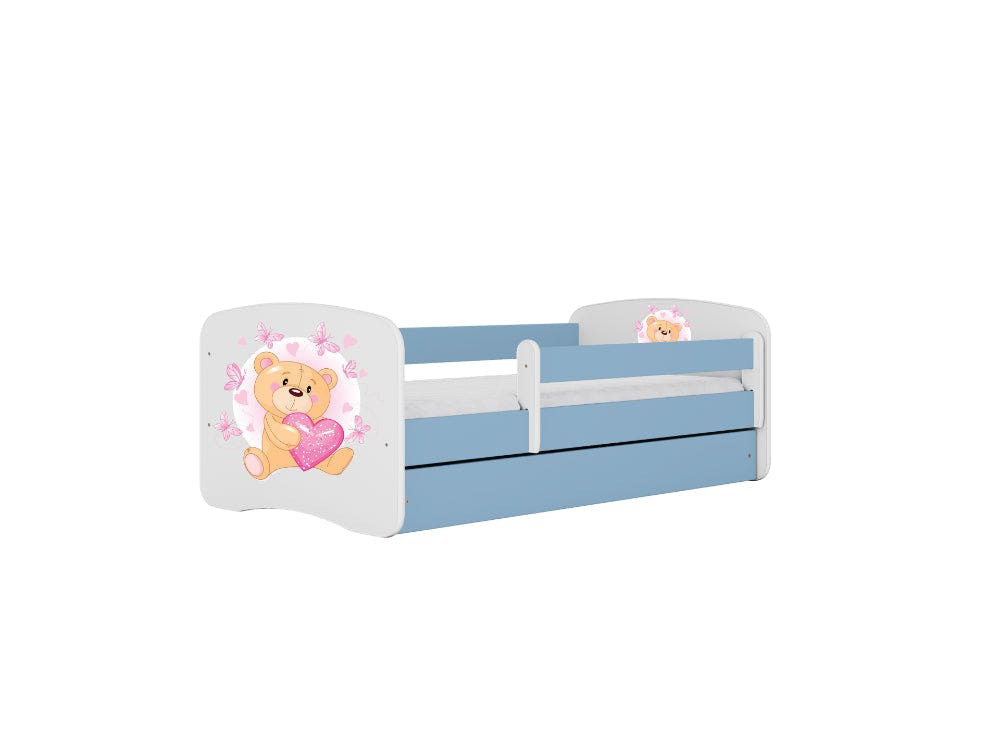 Cama infantil BabyDreams Teddybear Butterflies Azul