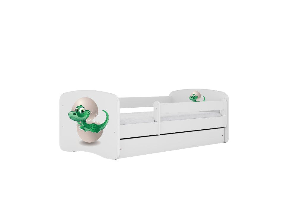 Babydreams Baby Dino children's bed with drawer, laminated particleboard