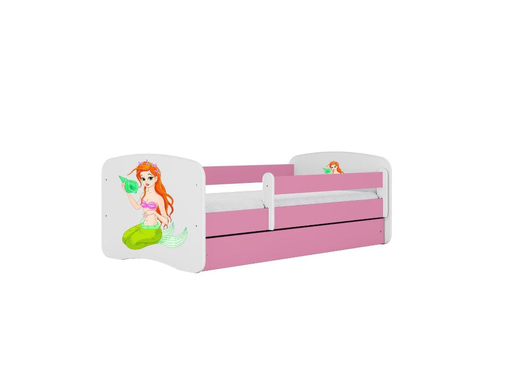 Cama infantil con cajón Babydreams Mermaid Pink