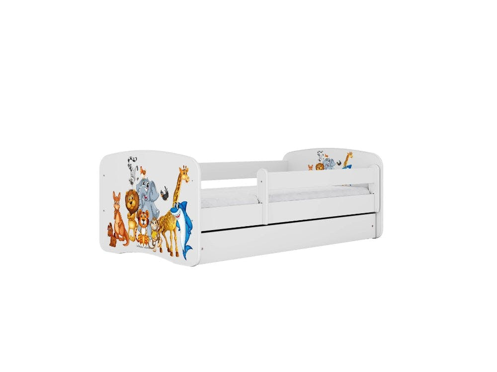 BabyDreams Animals single bed in laminated chipboard