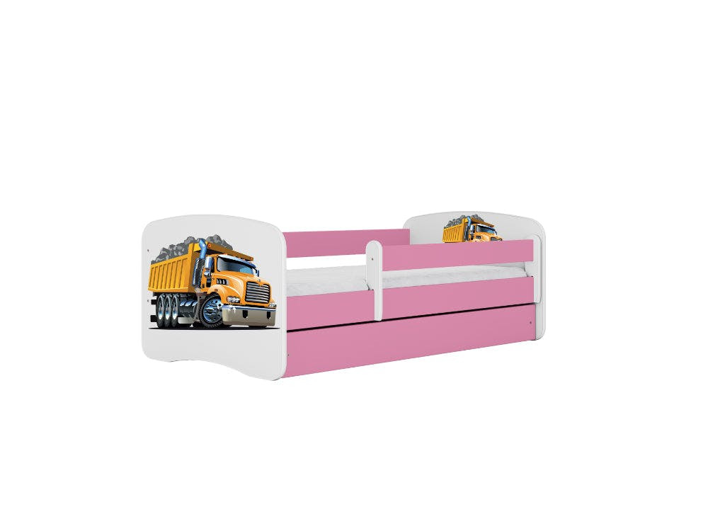 BabyDreams Truck children's bed for 160 x 80 cm mattress in laminated chipboard