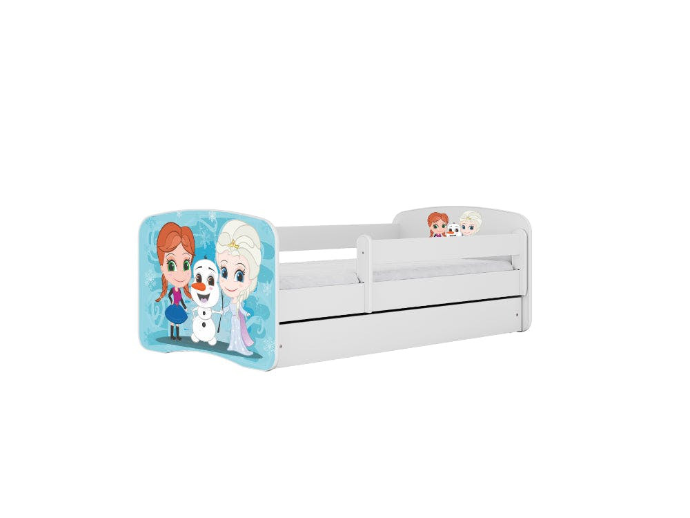 Cama infantil con cajón BabyDreams Frozen Land White