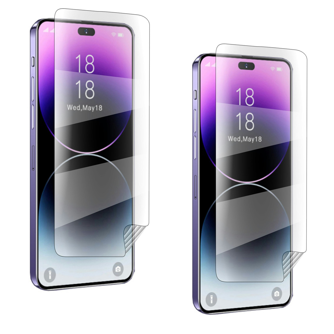 Protector Hydrogel Full Cover para iPhone 15 Pro (pack 2)
