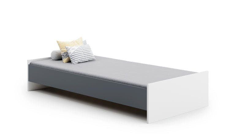 Karo bed with mattress and slatted base 200x90