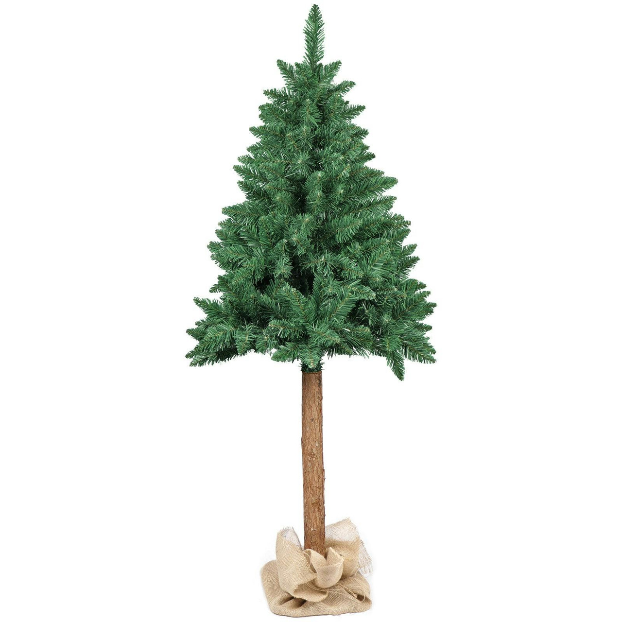 Árbol de Navidad artificial 160 cm aspecto pino