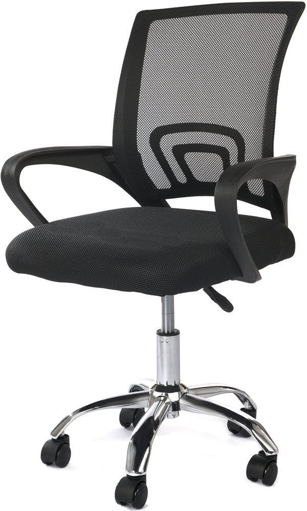 Silla de oficina ergonómica ajustable con respaldo de malla