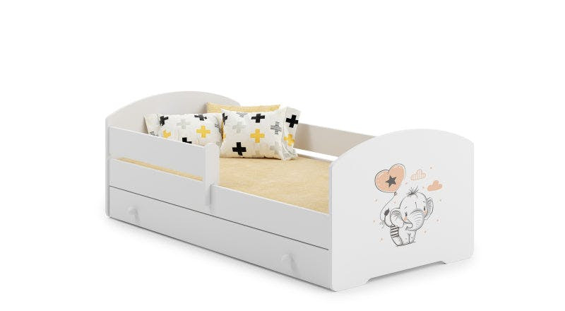 Cama infantil LUK con cajón y colchón incluido