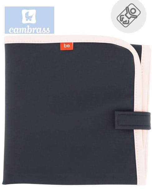 Portable changing mat urban pink 40 x 60 cm