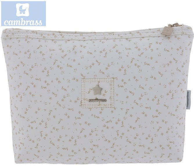 Hana beige toiletry bag
