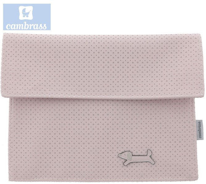 Baby document holder Paris pink