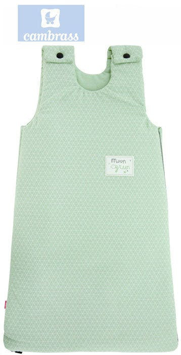Baby sleeping bag 70 cm moon pattern green