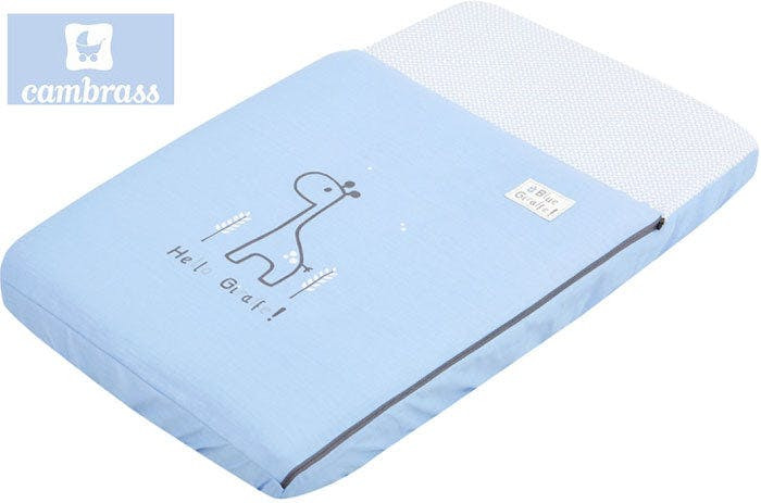 Saco de dormir bebé jirafa azul