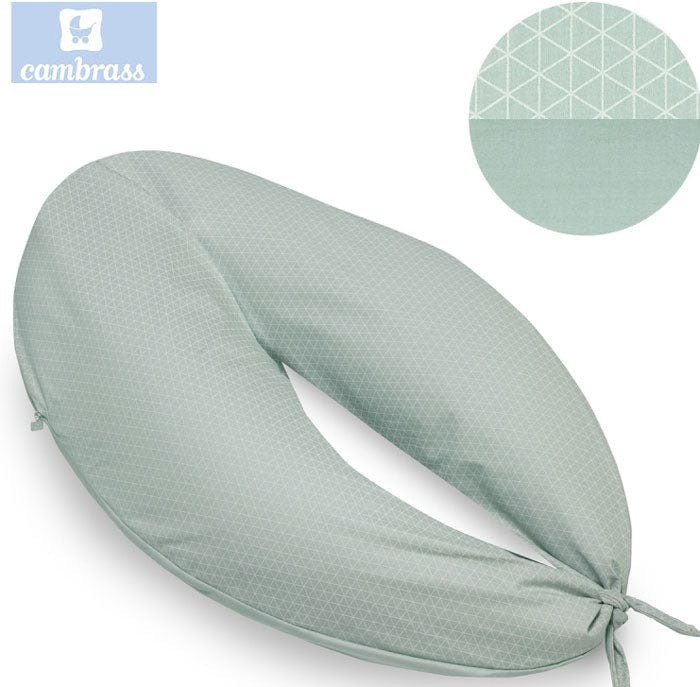 Cojín de lactancia Luna - soporte ergonómico verde