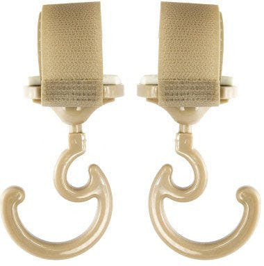 Gancho multifunción para cochecito beige