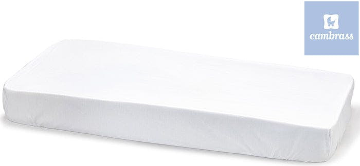 Cubrecolchón protector para bebé blanco