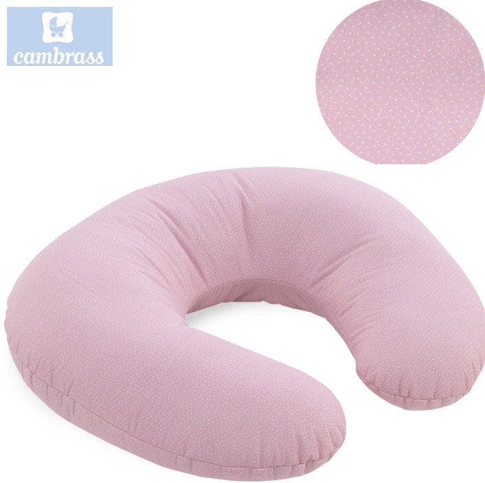 Nursing pillow sky pink with rain pattern