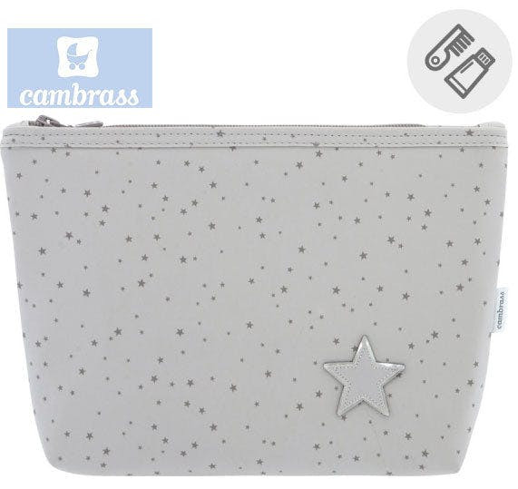 Astra grey toiletry bag