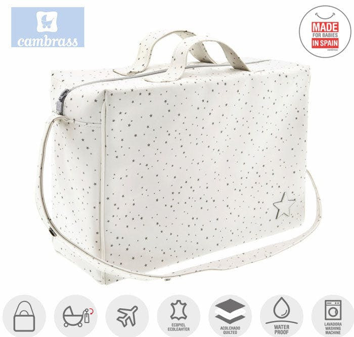 Bolsa de maternidad Astra beige
