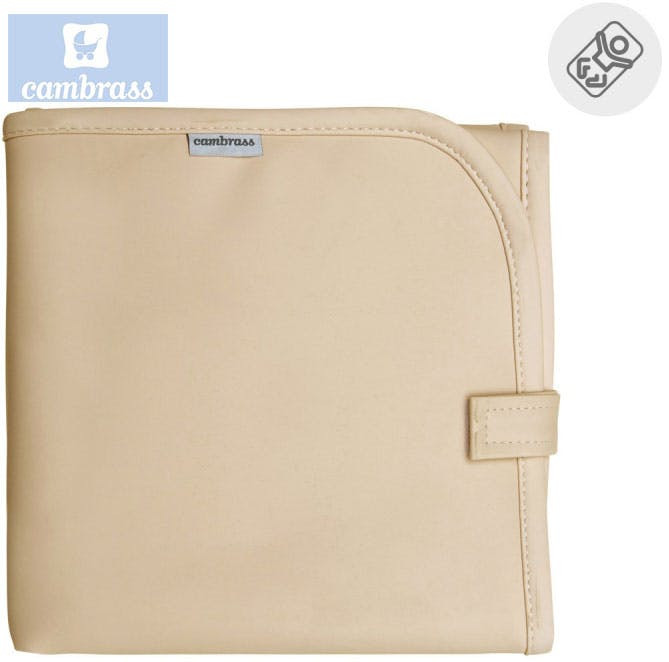 Muda pañales portátil 40 x 60 cm camel