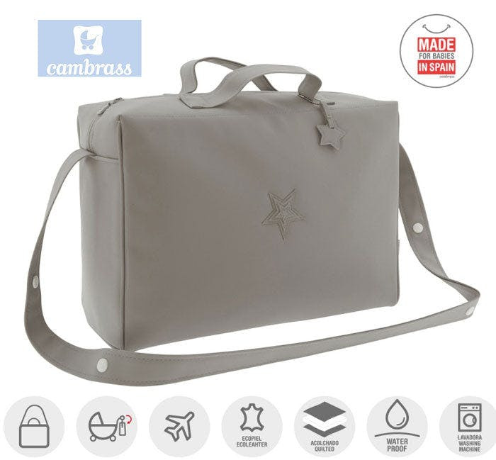 Cambrass gray maternity bag