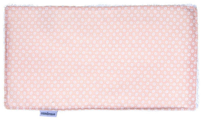 Toallita bebé Astra flores rosa 29,5x15,5 cm