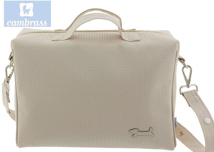 Paris maternity bag camel