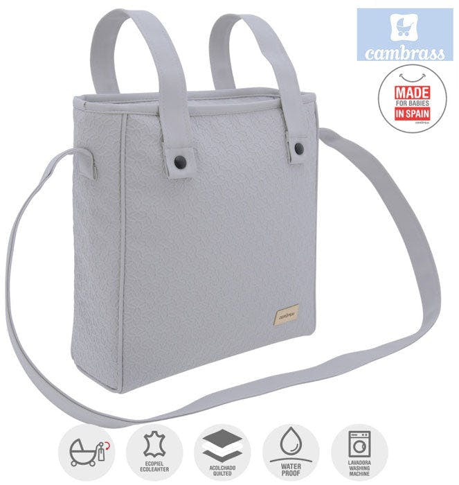 Bolsa de maternidad Luxy gris