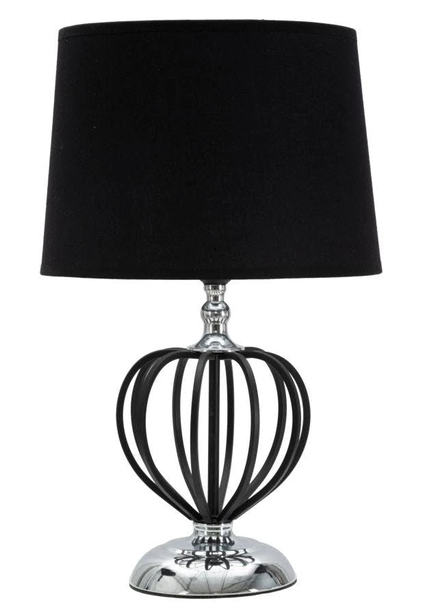 Lámpara de mesa Darky plateada