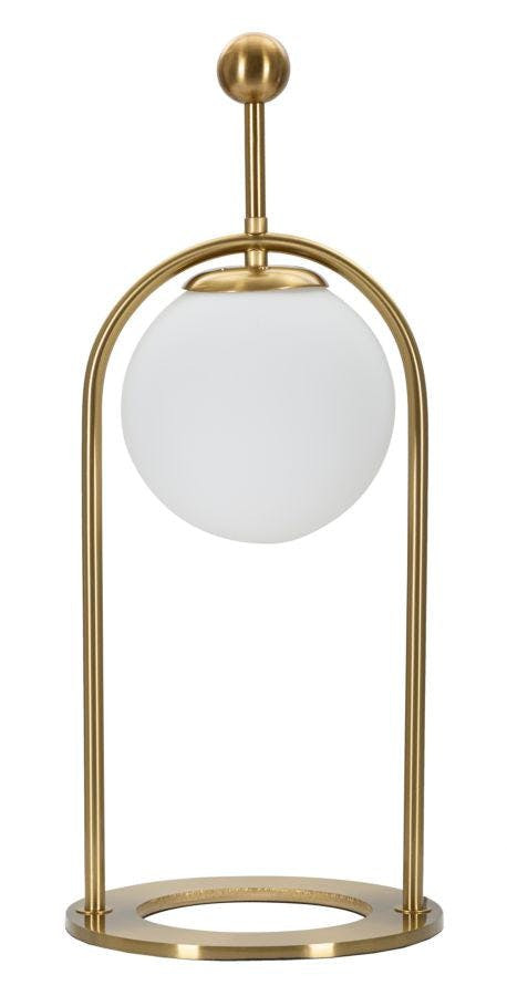 Lámpara de mesa Glamy Arc metal dorado