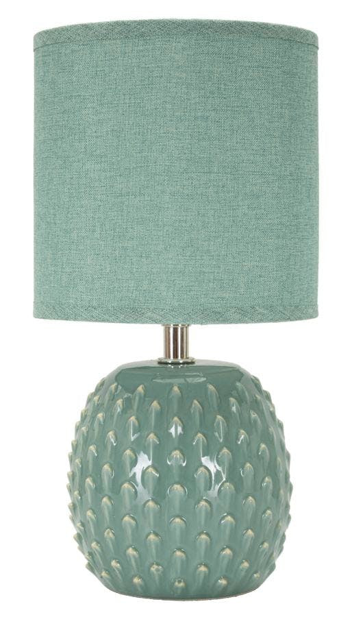 Pontus bedside table lamp turquoise