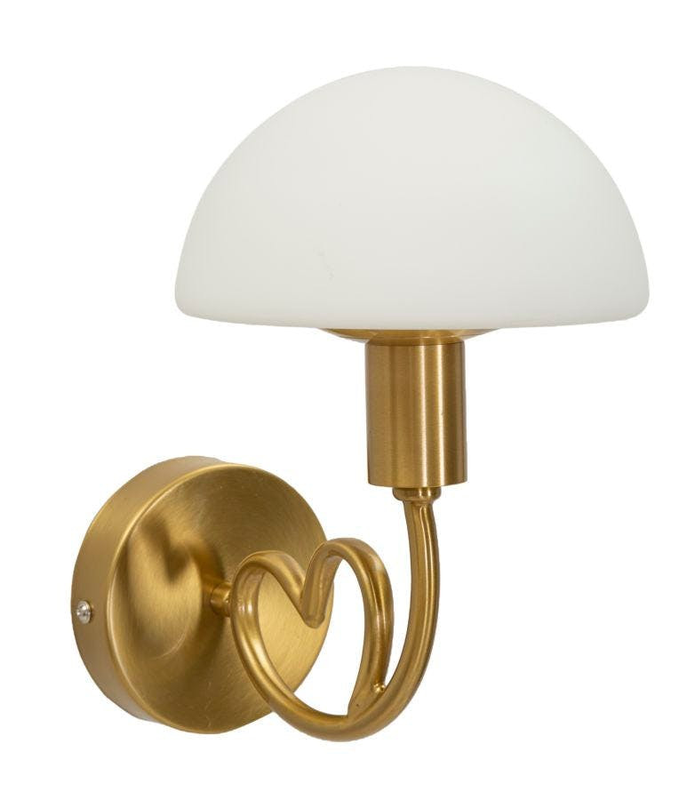 Aplique de pared Lovy dorado