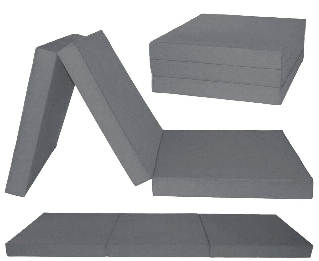 Colchón plegable camping gris