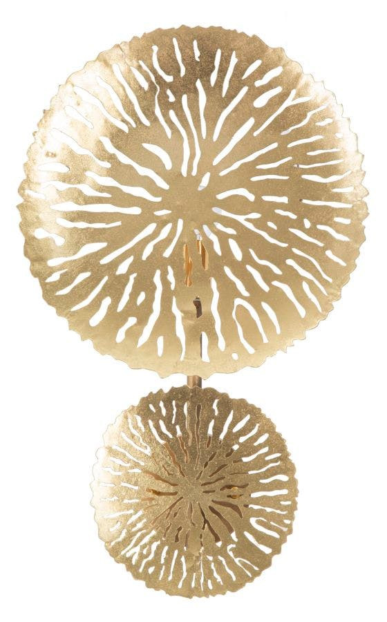 Simple Glam wall sconce in metal