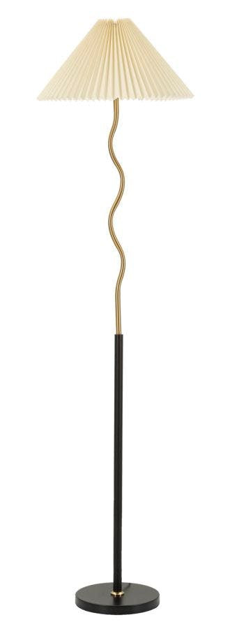 Closy floor lamp in silver metal